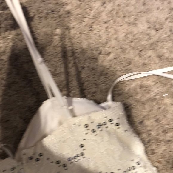 CREAM MINI DRESS - Picture 3 of 8